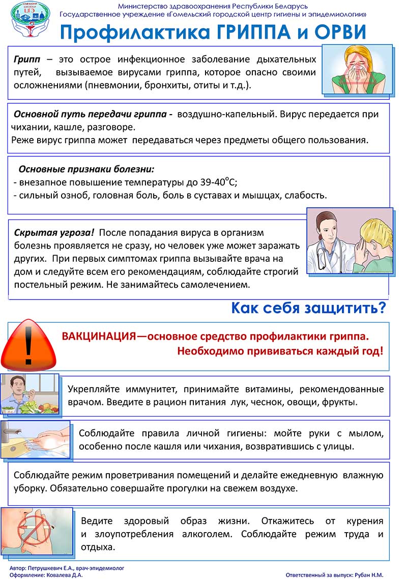 Профилактика ГРИППА И ОРВИ